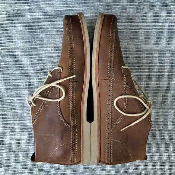 OLUKAI Honolulu Leather Lace Up Chukka Boot Size 8